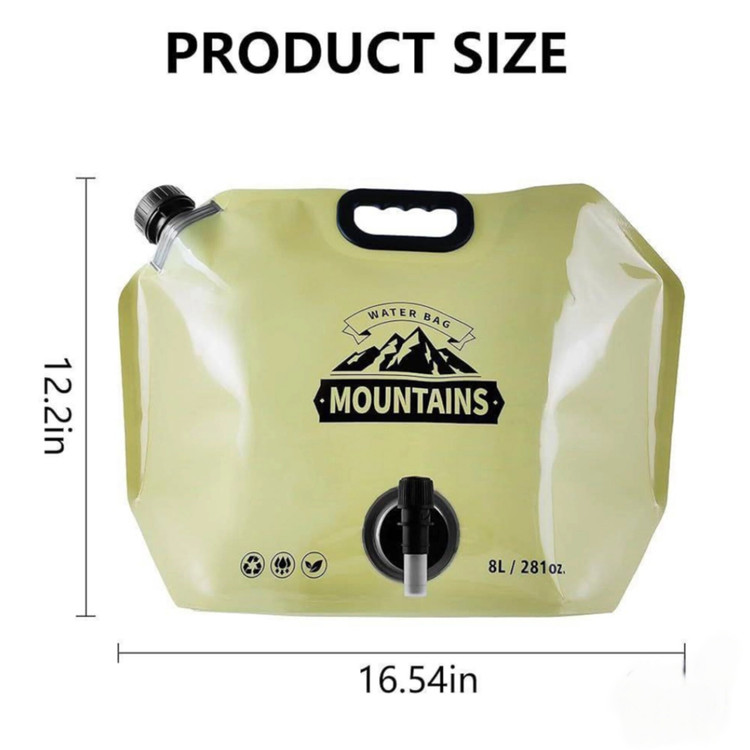 گالن آب 8 لیتری تاشو مدل Water Bag-8L